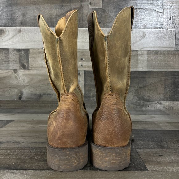 Ariat Rambler Mens 9.5 Earth Brown Western Cowboy Boots 10002317 - Picture 7 of 11